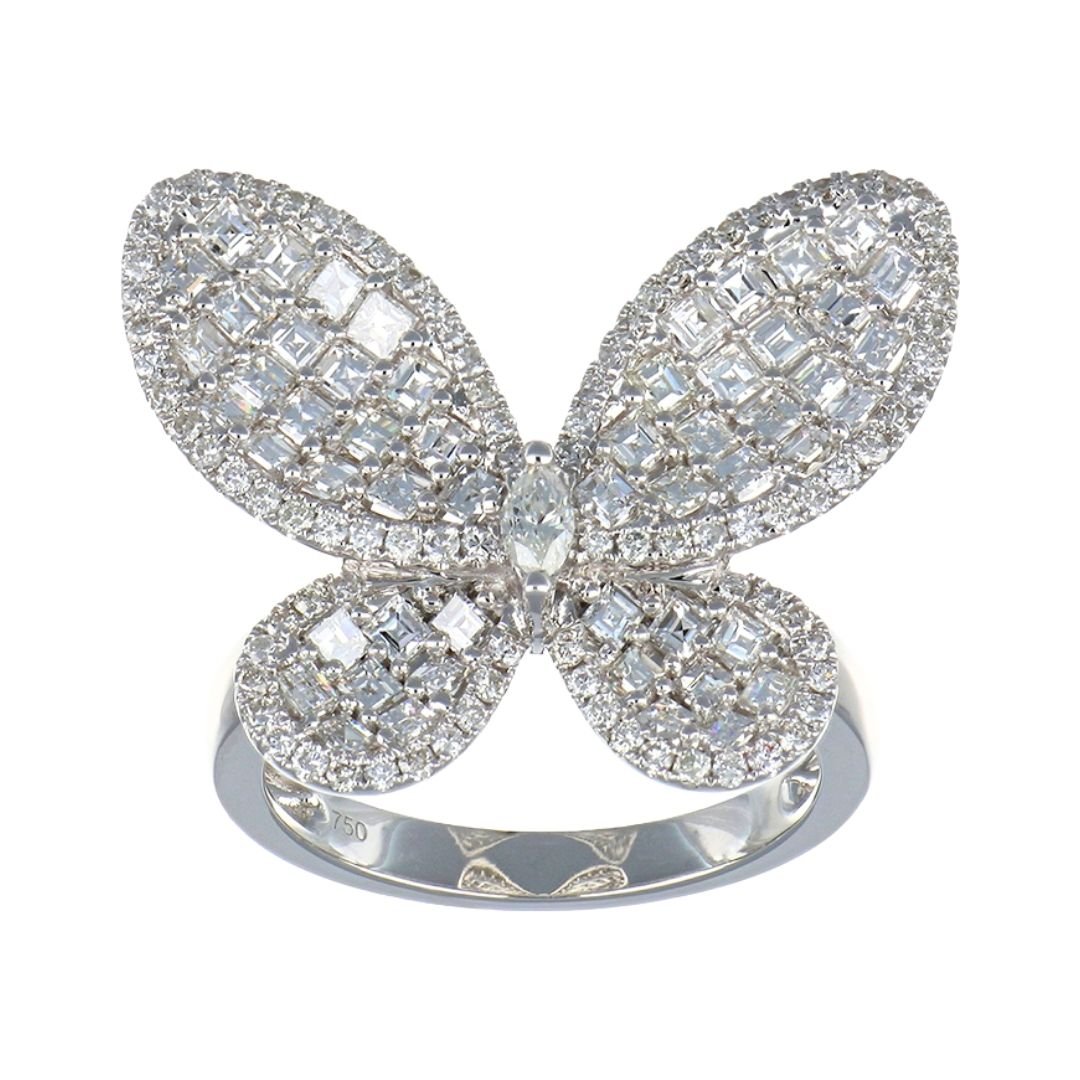 Buy White Diamond Ring (White Diamond 1.47 cts. White Diamond 0.1 cts. White Diamond 0.36 cts.) at Kay's Fine Jewelry