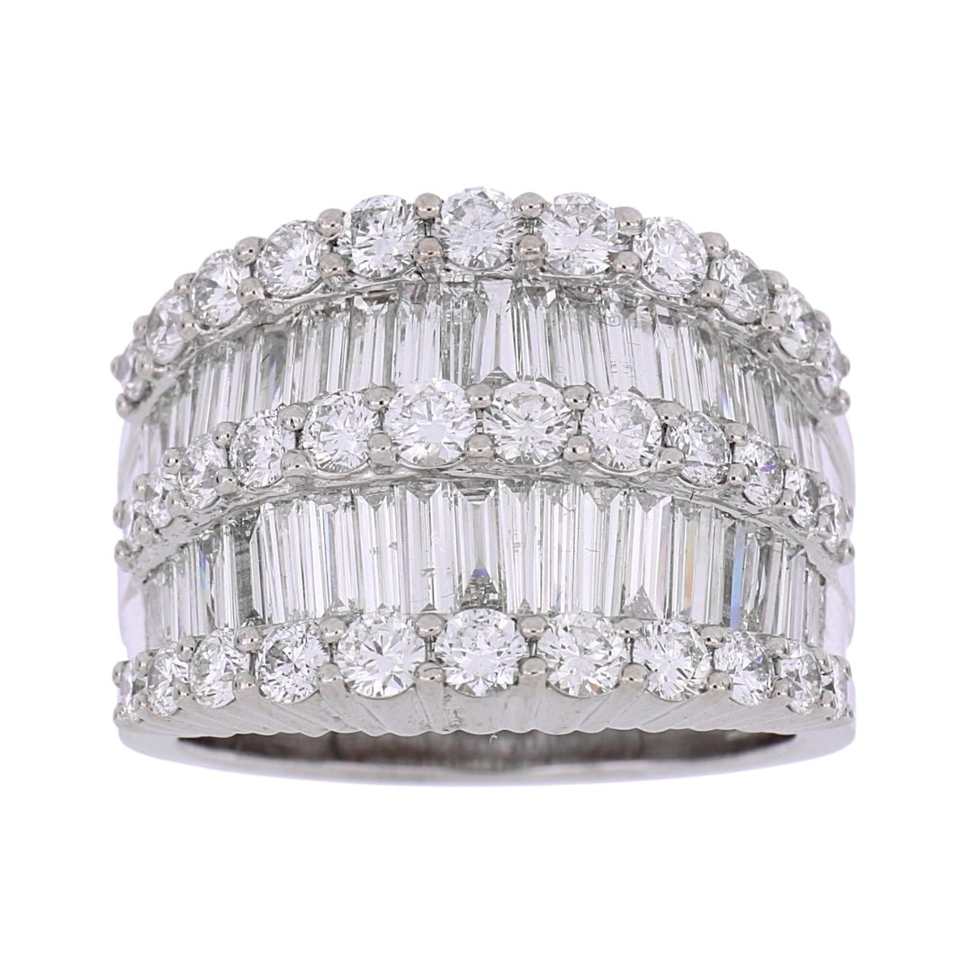 White Diamond Ring (White Diamond 1.67 cts. White Diamond 2.02 cts.) Not Net
