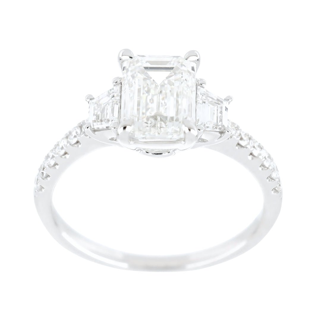 Buy White Diamond Ring (White Diamond 2 cts. G SI1 White Diamond 0.34 cts. White Diamond 0.2 cts.) at Kay's Fine Jewelry