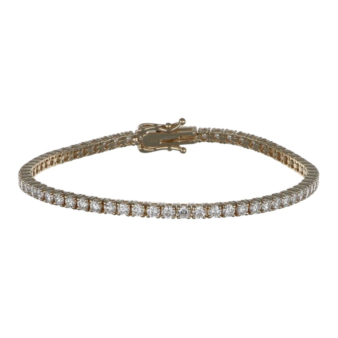 White Diamond Tennis Bracelet (Lab Grown White Diamond 3.63 cts.) Not Net