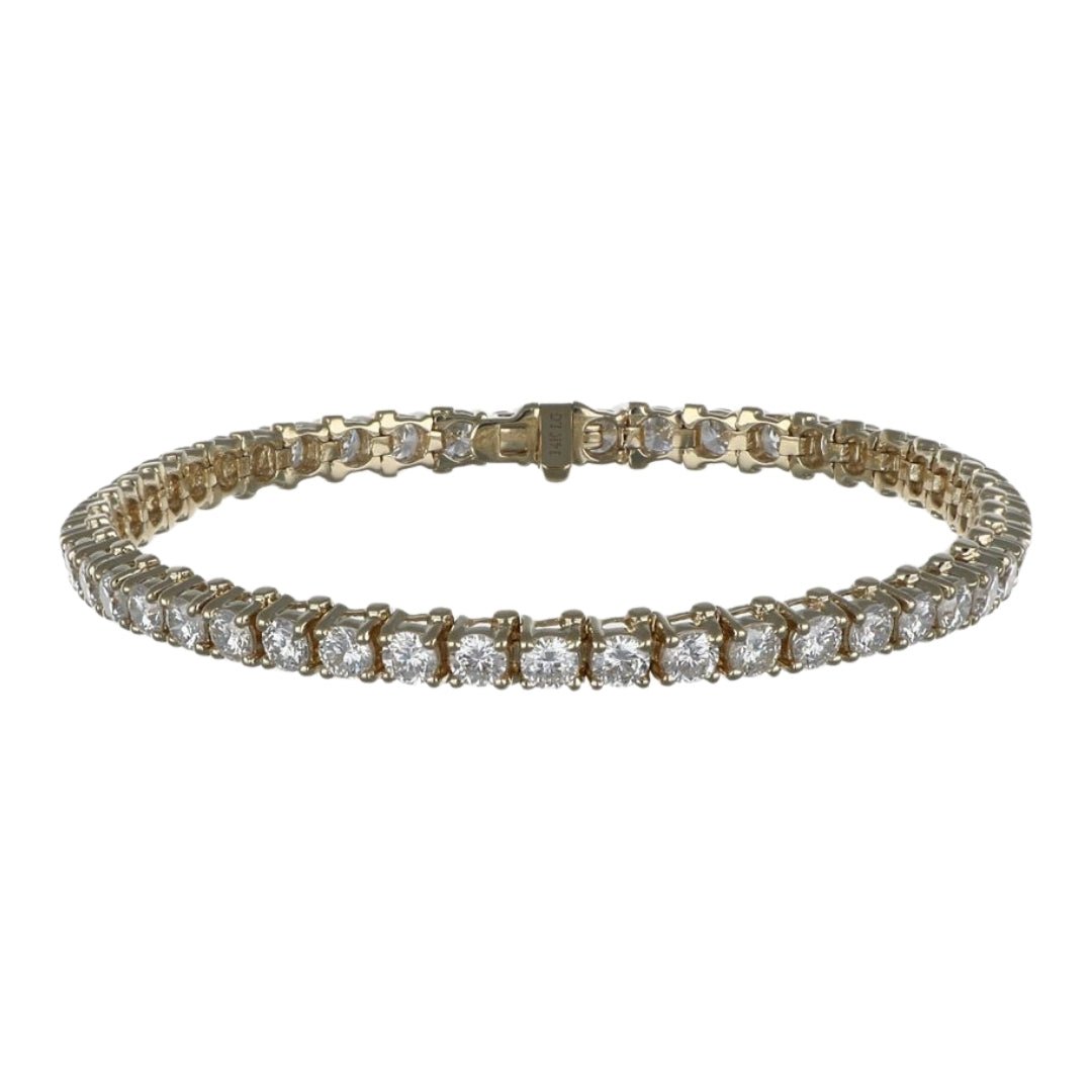 White Diamond Tennis Bracelet (Lab Grown White Diamond 6.57 cts.) Not Net