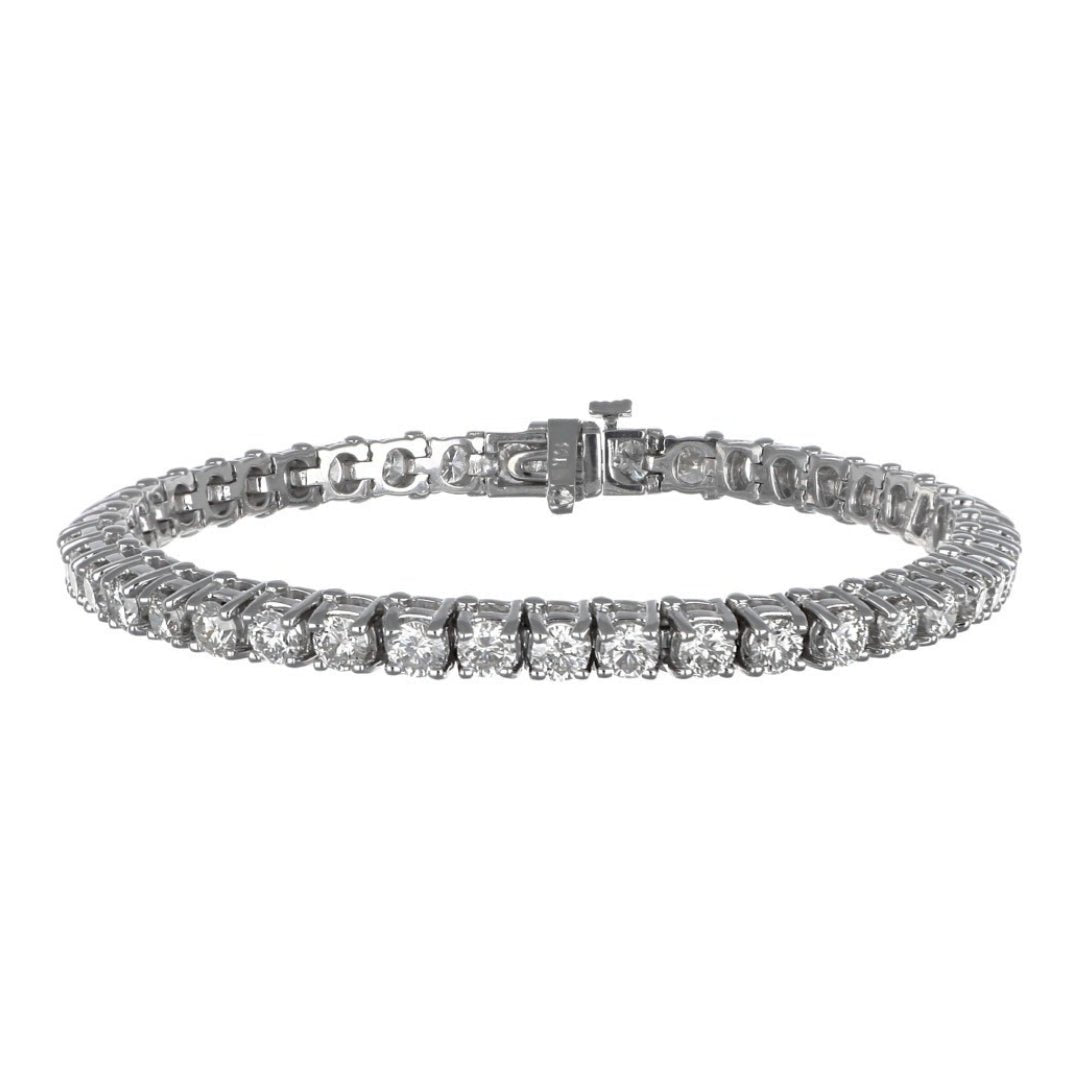 White Diamond Tennis Bracelet (White Diamond 6.85 cts.) Not Net