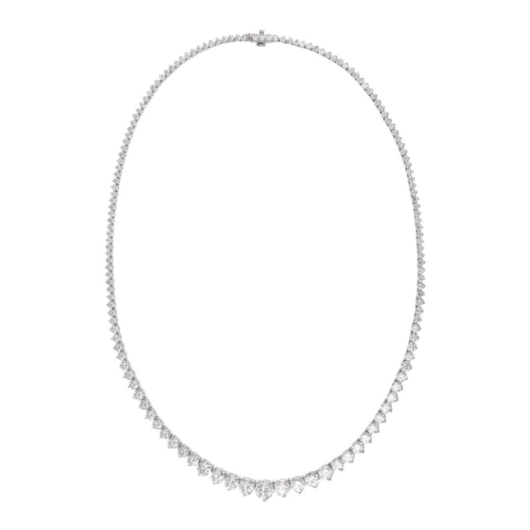 Buy White Diamond Tennis Necklace (Lab Grown White Diamond 15 cts.) at Kay's Fine Jewelry