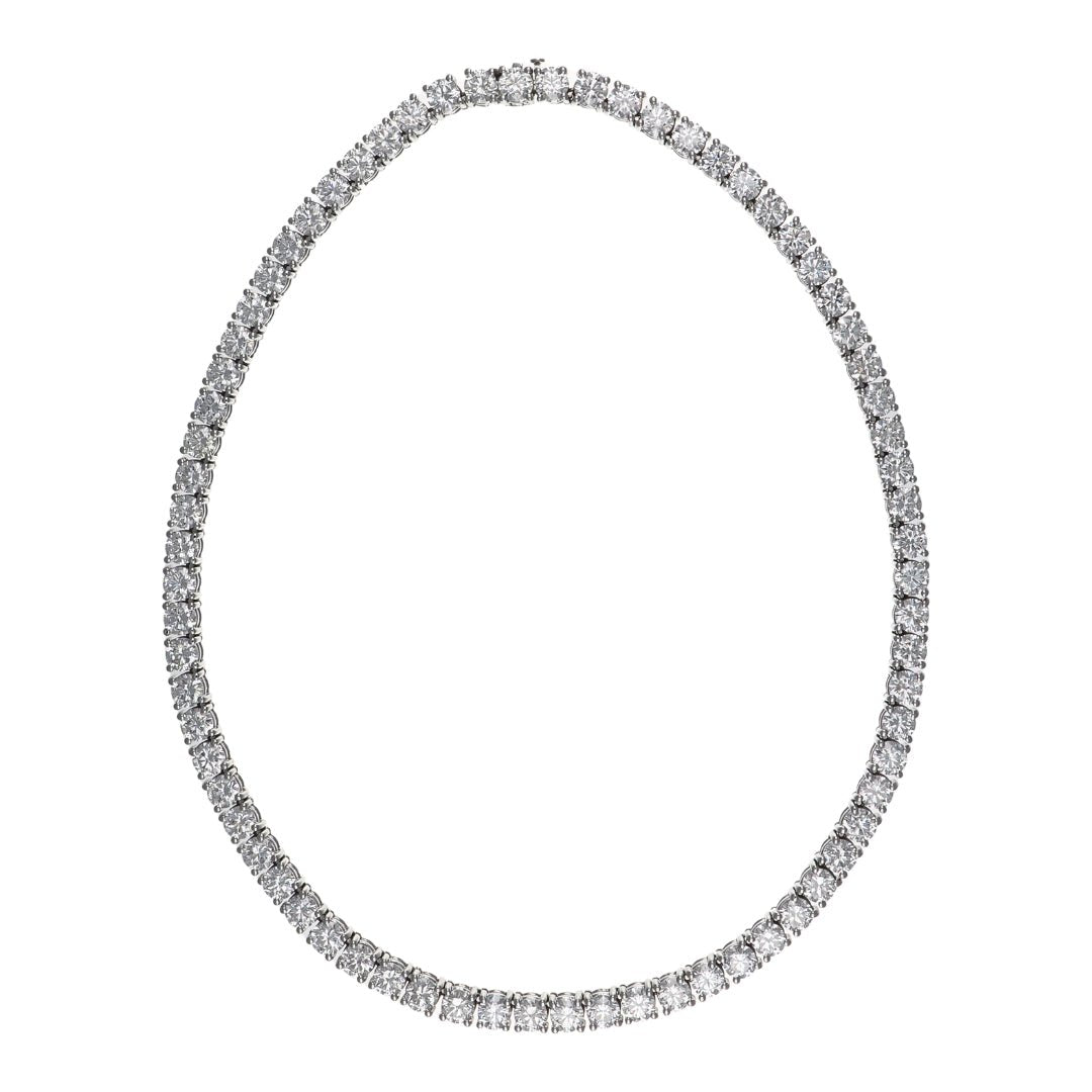 Buy White Diamond Tennis Necklace (Lab Grown White Diamond 51.58 cts.) at Kay's Fine Jewelry