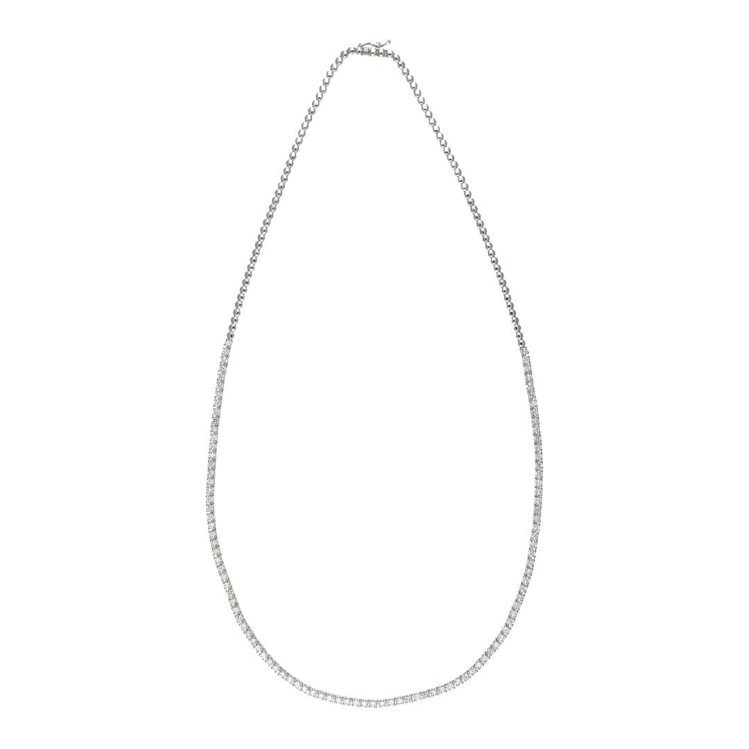 White Diamond Tennis Necklace (White Diamond 2.9 cts.) Not Net