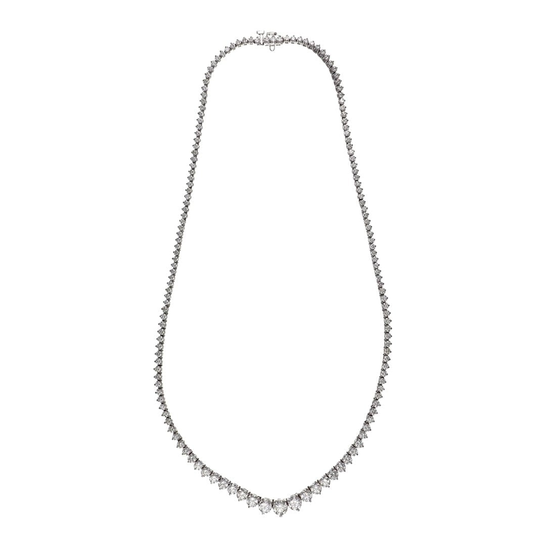 Buy White Diamond Tennis Necklace (White Diamond 9.81 cts.) at Kay's Fine Jewelry
