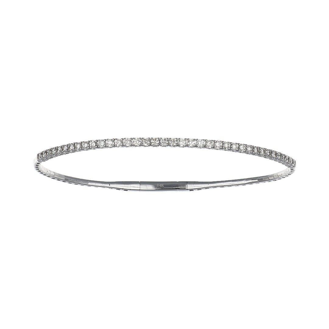 Buy White Flexi Diamond Bangle (White Diamond 0.92 cts.) at Kay's Fine Jewelry