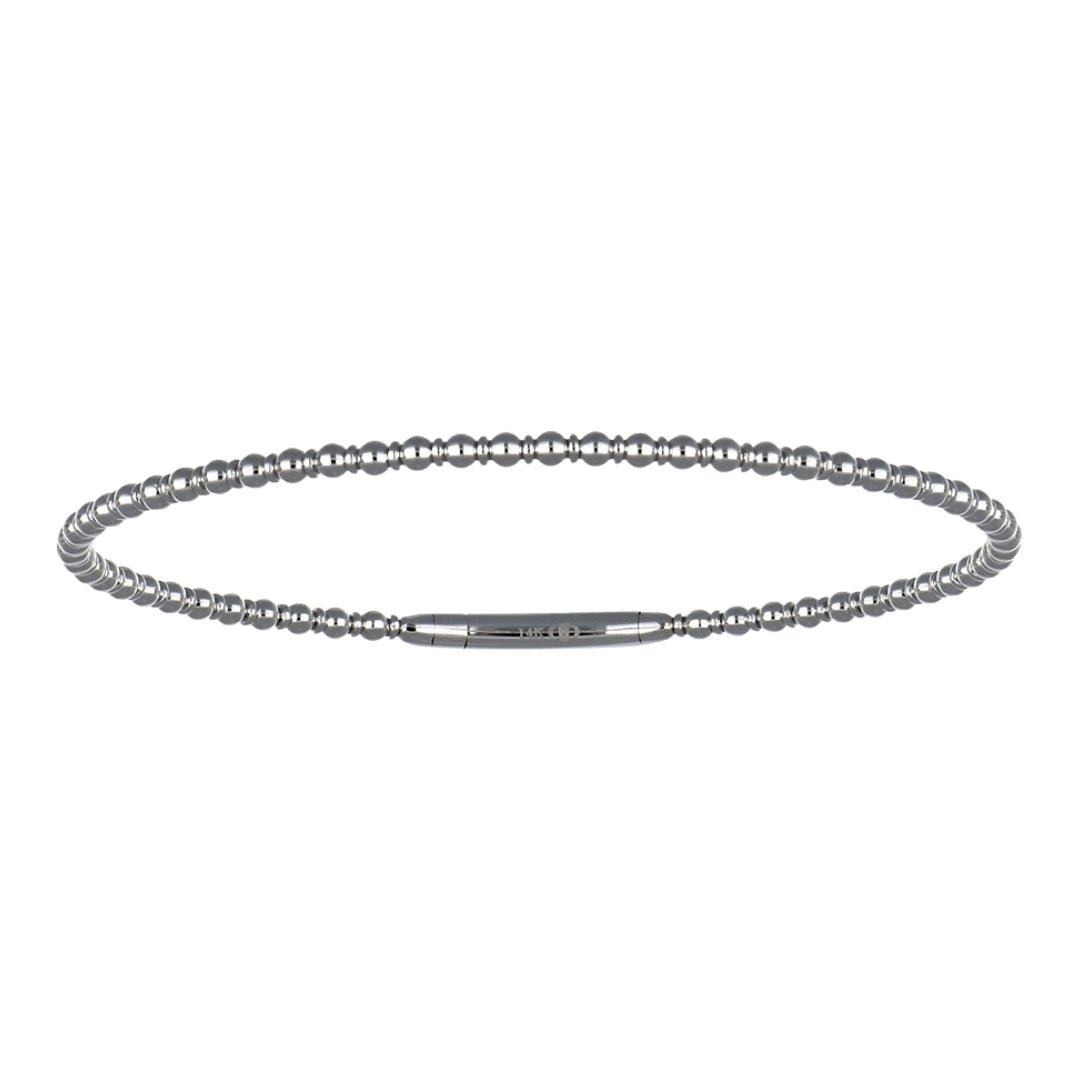 White Gold Flexi Bangle Not Net