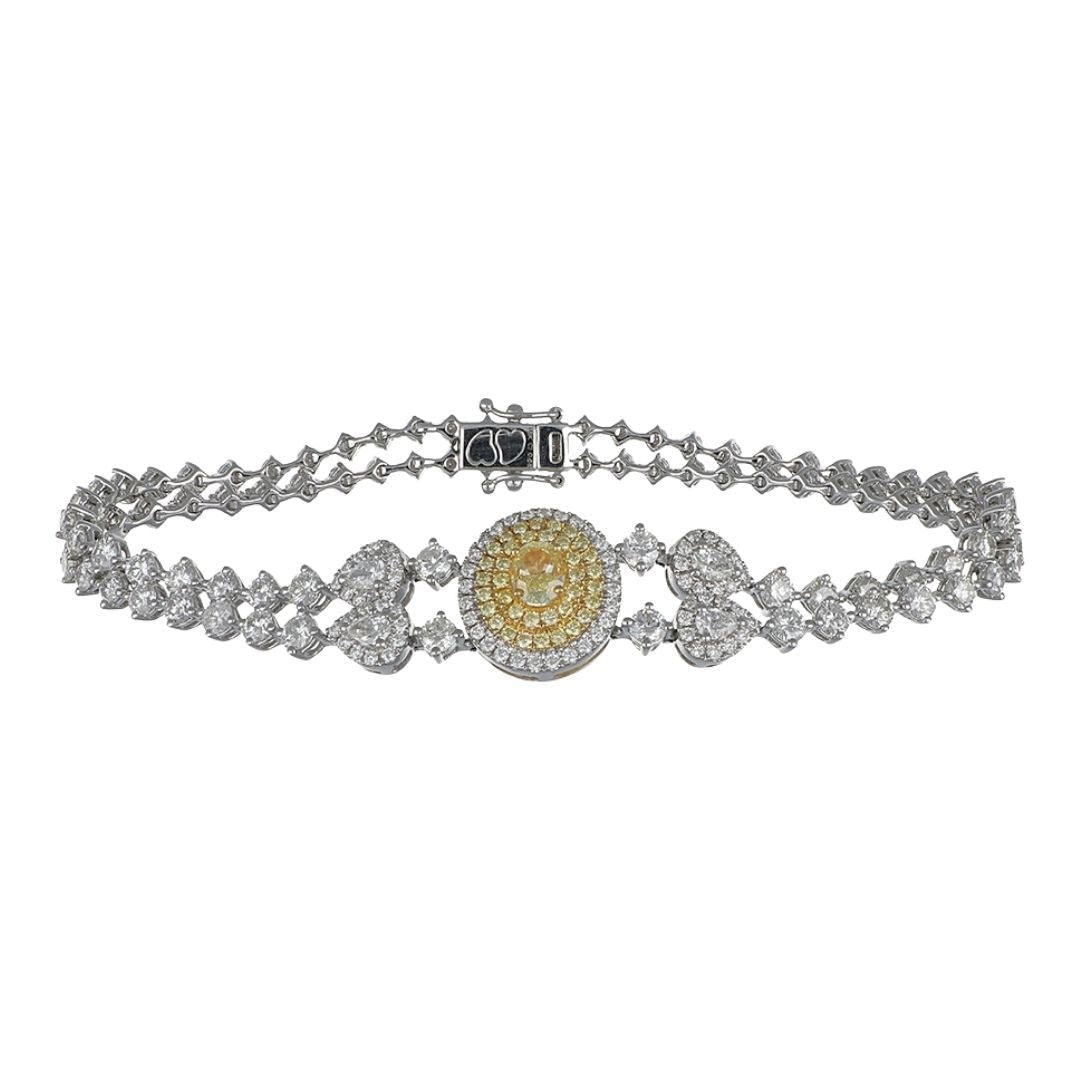 Buy Yellow Diamond Bracelet (Yellow Diamond 0.56 cts. Yellow Diamond 0.29 cts. White Diamond 5.79 cts.) at Kay's Fine Jewelry