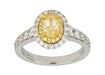 Yellow Diamond Ladies Ring (Yellow Diamond 1.02 cts. Yellow Diamond 0.11 cts. White Diamond 0.78 cts.) Not Net
