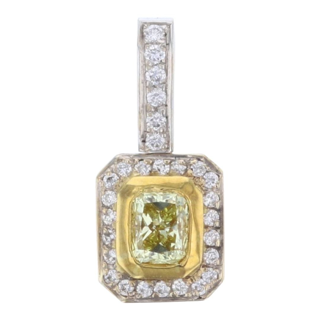 Buy Yellow Diamond Pendant (Yellow Diamond 0.89 cts. White Diamond 0.28 cts.) at Kay's Fine Jewelry