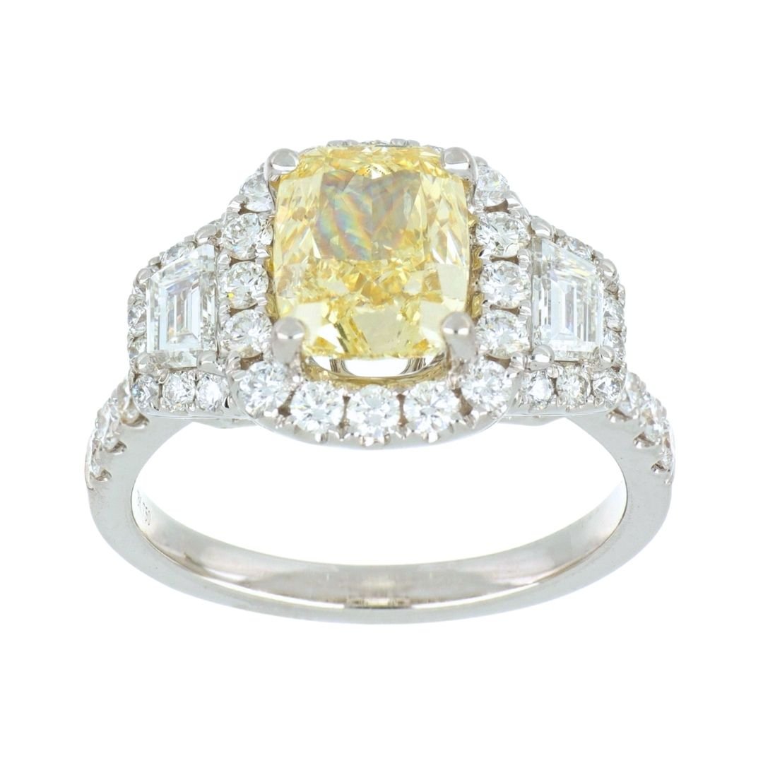 Buy Yellow Diamond Ring (Lab Grown Yellow Diamond 2.33 cts. White Diamond 0.4 cts. White Diamond 0.78 cts.) at Kay's Fine Jewelry