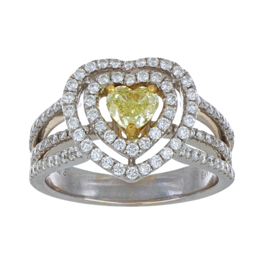 Buy Yellow Diamond Ring (Yellow Diamond 0.53 cts. White Diamond 0.78 cts.) at Kay's Fine Jewelry