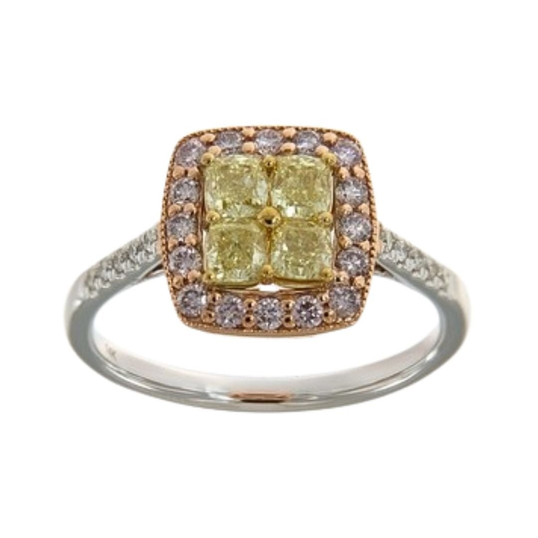 Buy Yellow Diamond Ring (Yellow Diamond 0.9 cts. Pink Diamond 0.35 cts. White Diamond 0.09 cts.) at Kay's Fine Jewelry