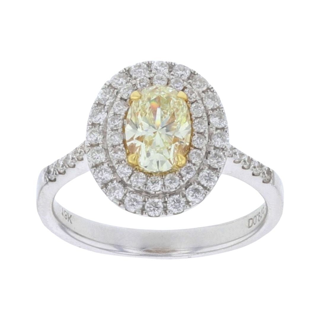 Buy Yellow Diamond Ring (Yellow Diamond 0.91 cts. White Diamond 0.57 cts.) at Kay's Fine Jewelry