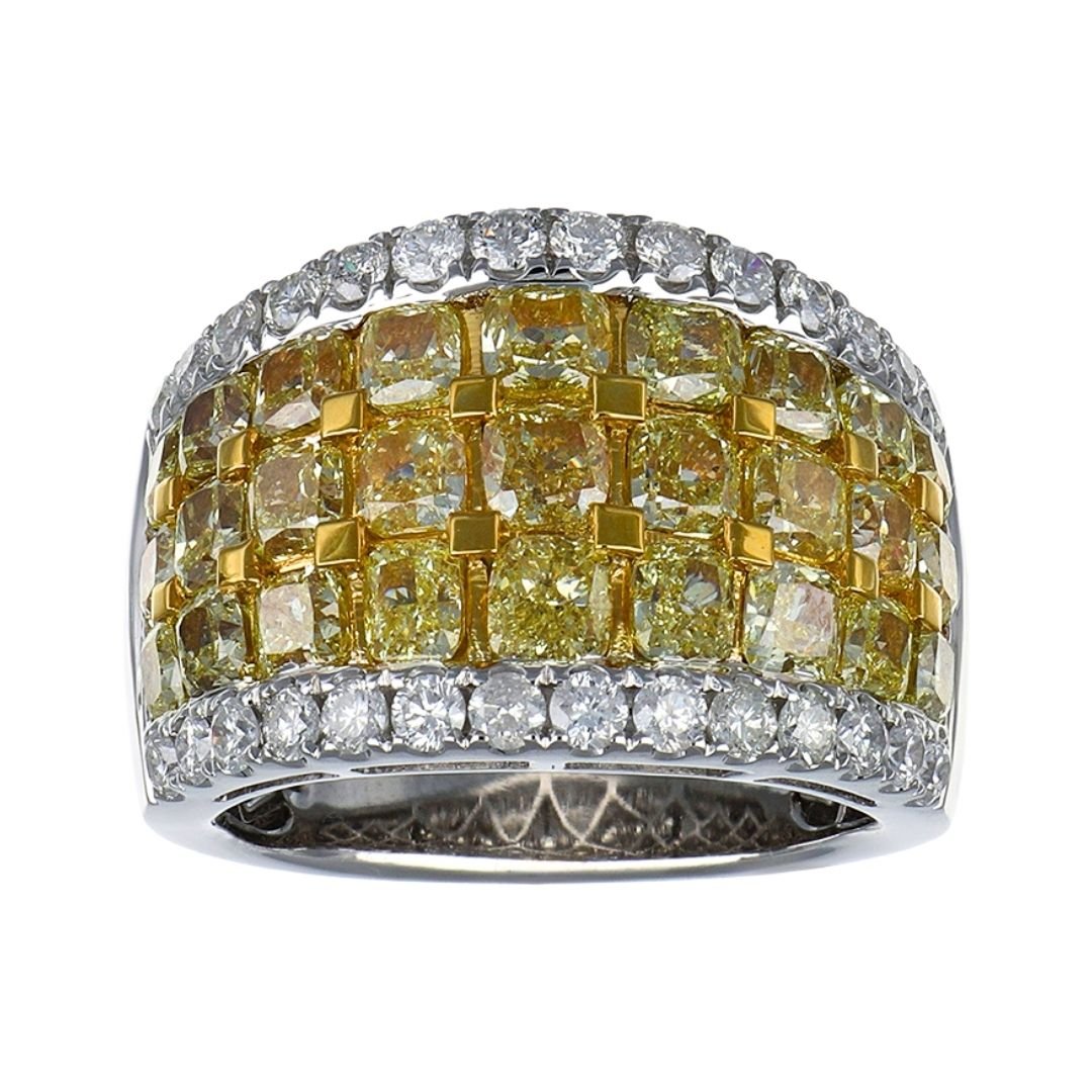 Buy Yellow Diamond Ring (Yellow Diamond 5.36 cts. White Diamond 0.88 cts.) at Kay's Fine Jewelry