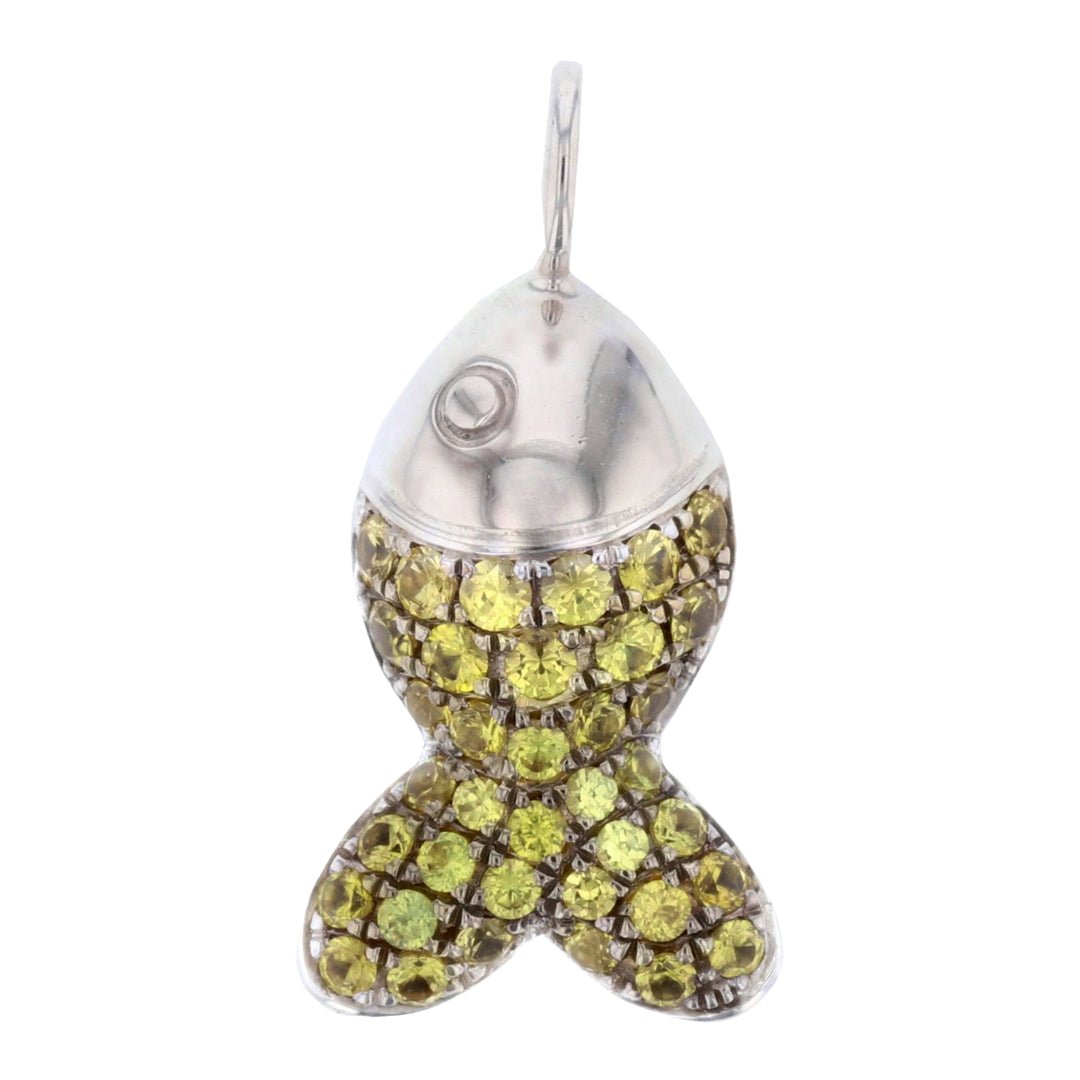 Yellow Sapphire Pendant (Yellow Sapphire 0.79 cts.) Not Net