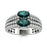 14KT Gold 2-Stone Oval Brilliant Natural Alexandrite and Diamond Ladies Ring