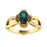 14kt Gold Natural Alexandrite and Diamond Ladies Ring (Alexandrite 0.85ct Diamonds 0.20cts)