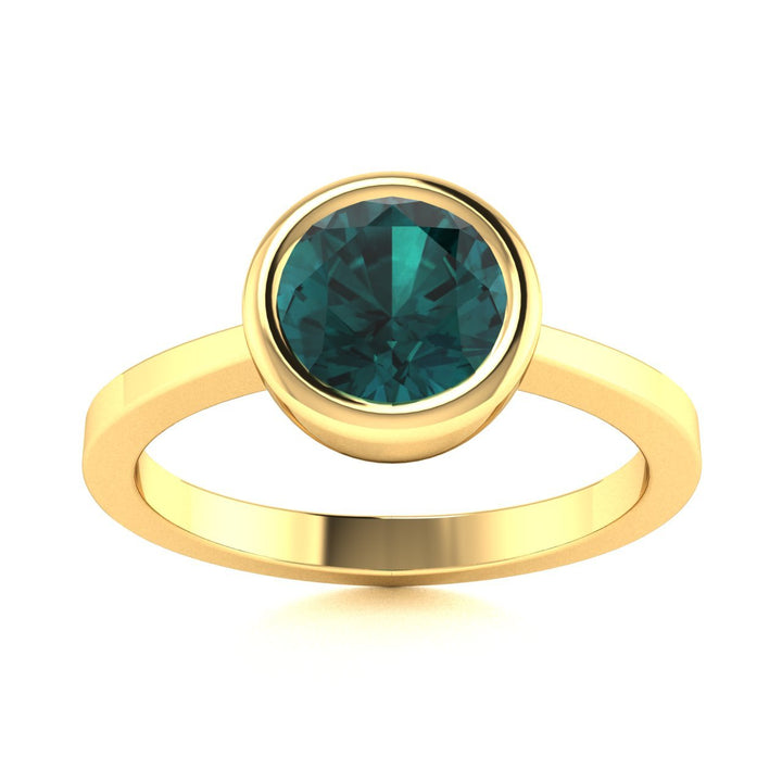 14KT Gold Natural Alexandrite Ladies Ring (Alexandrite 1.00 ct)