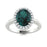 14KT Gold Natural color changing Alexandrite and Diamond Ladies Ring (Alexandrite 1.00ct White Diamonds 0.10cts)