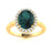 14KT Gold Natural color changing Alexandrite and Diamond Ladies Ring (Alexandrite 1.00ct White Diamonds 0.10cts)