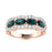 14KT Gold Oval Alexandrite and Diamond Ladies Ring (Alexandrite 1.02 cts. White Diamond 0.33 cts.)