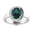 14KT Gold Oval Alexandrite and Diamond Ladies Ring (Alexandrite 1.38 cts. White Diamond 0.15 cts.)