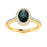 14kt Gold Oval brilliant Natural Alexandrite and Diamond Ladies Ring (Alexandrite 0.60 cts. Diamonds 0.35 cts.)