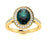 14Kt Gold Oval Brilliant Natural Alexandrite and Diamond Ladies Ring (Alexandrite 2.00 cts. White Diamonds 0.25 cts.)