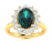 14KT Gold Oval Natural Alexandrite and Diamond Ladies Ring (Alexandrite 2.25 cts. White Diamonds 0.50 cts.)