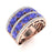14KT Gold Oval Tanzanite and Diamond Ladies Ring (Tanzanite 3.50 cts. White Diamond0.75 cts.)