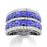 14KT Gold Oval Tanzanite and Diamond Ladies Ring (Tanzanite 3.50 cts. White Diamond0.75 cts.)