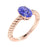 14KT Gold Oval Tanzanite Ladies Ring (Tanzanite 1.40 cts.)
