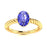 14KT Gold Oval Tanzanite Ladies Ring (Tanzanite 1.40 cts.)
