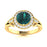 14KT Gold Round Alexandrite and Diamond Ladies Ring (Alexandrite 0.75 cts. White Diamond 0.08 cts.)