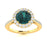 14Kt Gold Round Brilliant Cut Natural Alexandrite and Diamond Ladies Ring (Alexandrite 1.50 cts. White Diamonds 0.40 cts.)