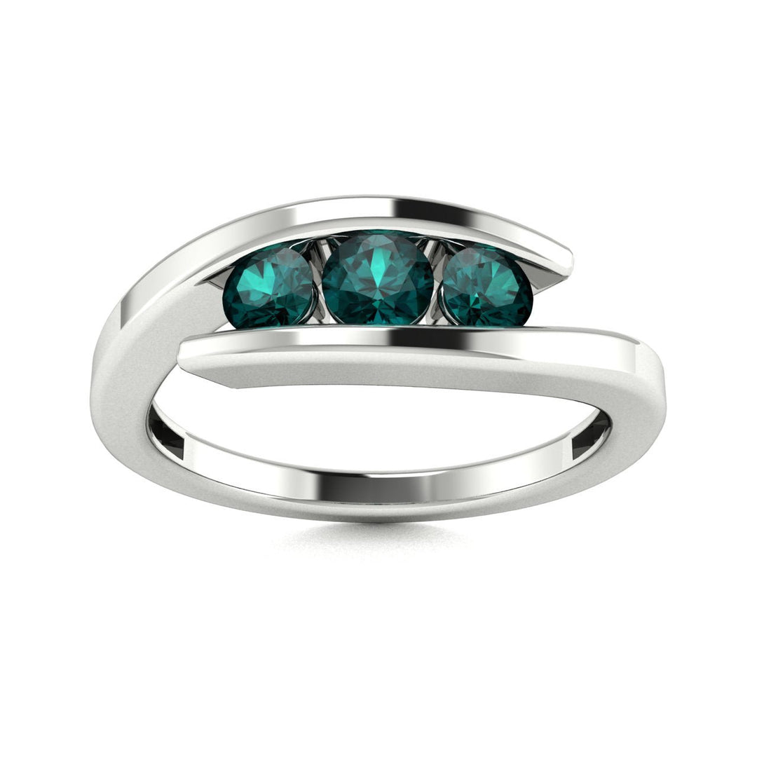 14Kt Gold Round Brilliant Cut Natural Alexandrite Ladies Ring (Alexandrite 0.45 cts.)