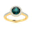 14kt Gold Round brilliant Natural Alexandrite and Diamond Ladies Ring (Alexandrite 0.75 cts. Diamonds 0.50 cts.)