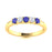 14KT Gold Tanzanite and Diamond Ladies Ring (Tanzanite 0.26 cts. White Diamond 0.14 cts.)