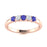 14KT Gold Tanzanite and Diamond Ladies Ring (Tanzanite 0.26 cts. White Diamond 0.14 cts.)
