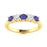 14KT Gold Tanzanite and Diamond Ladies Ring (Tanzanite 0.35 cts. White Diamond 0.21 cts.)