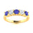 14KT Gold Tanzanite and Diamond Ladies Ring (Tanzanite 0.38 cts. White Diamond 0.23 cts.)