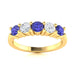14KT Gold Tanzanite and Diamond Ladies Ring (Tanzanite 0.38 cts. White Diamond 0.23 cts.)