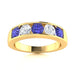 14KT Gold Tanzanite and Diamond Ladies Ring (Tanzanite 0.49 cts. White Diamond 0.28 cts.)