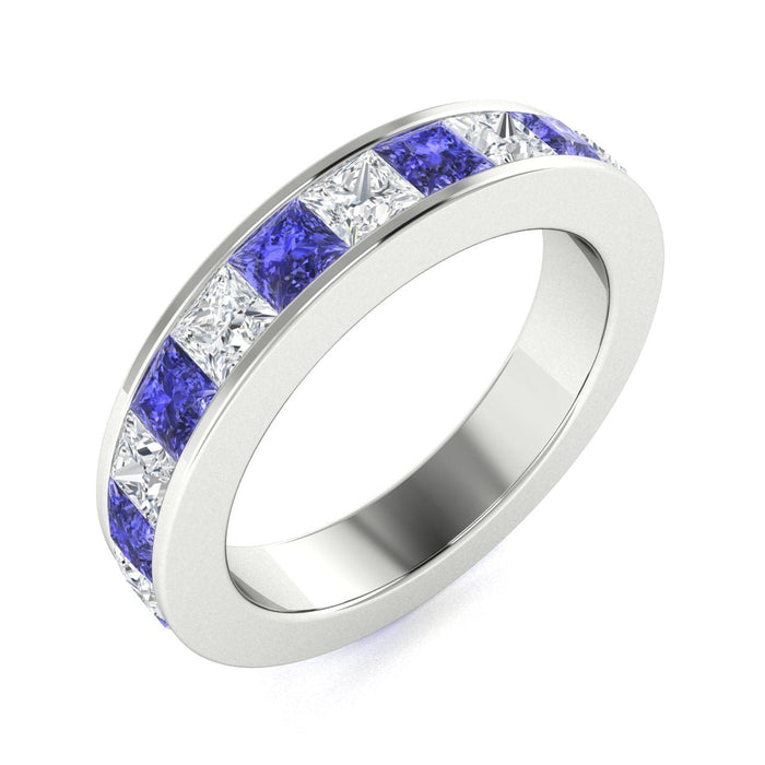 14kt Gold Tanzanite and Diamond Ladies Ring (Tanzanite 0.55cts Diamonds 0.55 cts)