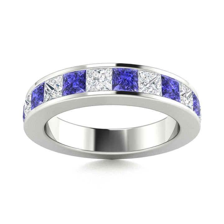 14kt Gold Tanzanite and Diamond Ladies Ring (Tanzanite 0.55cts Diamonds 0.55 cts)