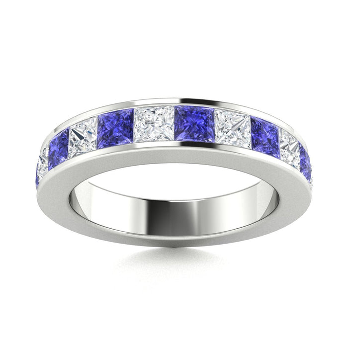 14kt Gold Tanzanite and Diamond Ladies Ring (Tanzanite 0.55cts Diamonds 0.55 cts)