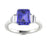 14KT Gold Tanzanite and Diamond Ladies Ring (Tanzanite 0.90ct White Diamonds 0.20 cts)