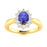 14kt Gold Tanzanite and Diamond Ladies Ring (Tanzanite 1.00cts Diamonds 0.40 cts)
